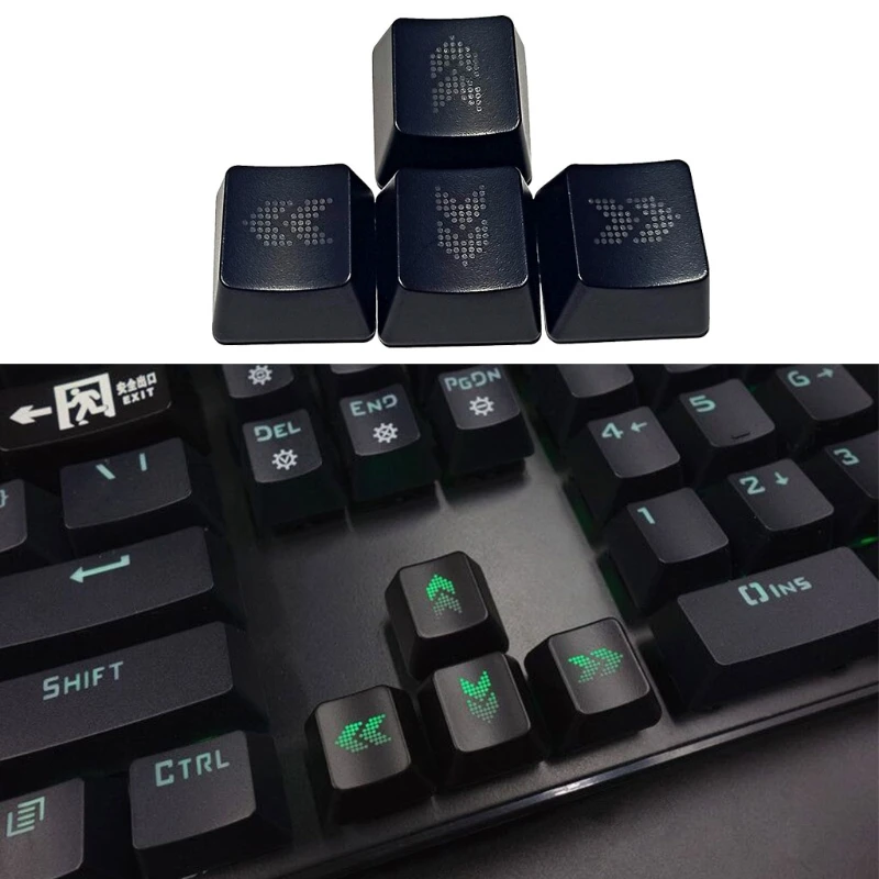 Teclas de flechas de dirección ABS OEM para jugadores de juegos, teclas de retroiluminación para teclado mecánico Cherry MX