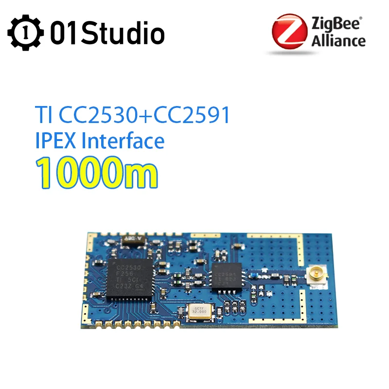 Z-0004 ZigBee conversión puerto serie TTL uart módulo PA inalámbrico CC2530 + CC2591TI CC2530F256 2,4 GHz - imagen 2