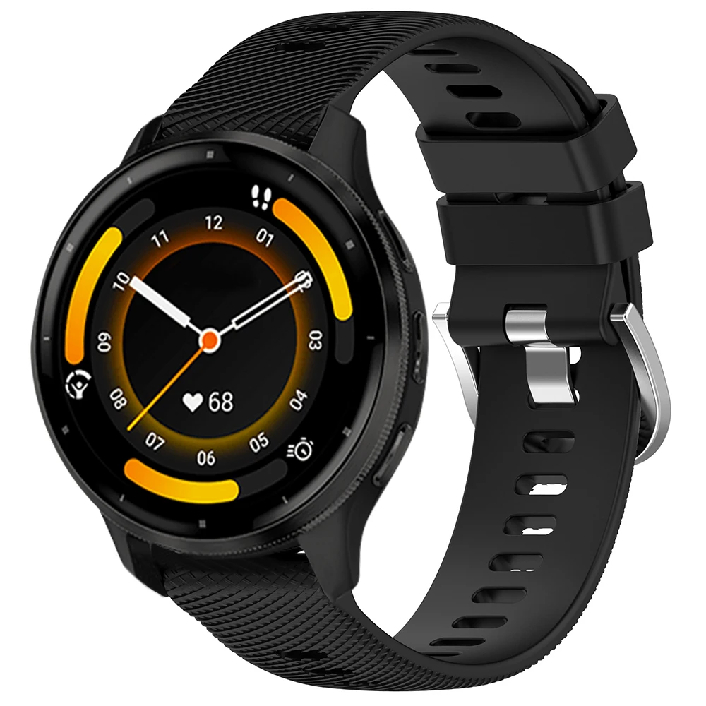 Correa deportiva de 20mm y 22mm para Garmin Vivoactive 5 4, correa de silicona Forerunner 165 265 255 Music Venu 3, pulsera de repuesto - imagen 5