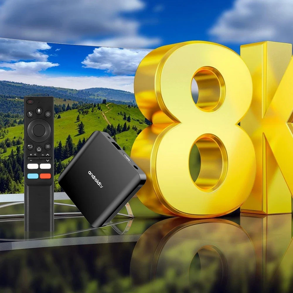 TV Box Android 14 8K TV98 ATV Plus Allwinner H313 Quad Core 5G Dual Wifi BT5.0 compatible con reproductor de control de voz inteligente 4K Set Top Box - imagen 5