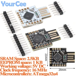 ATMEGA32U4 Mini módulo placa desarrollo microcontrolador 16MHz 5V