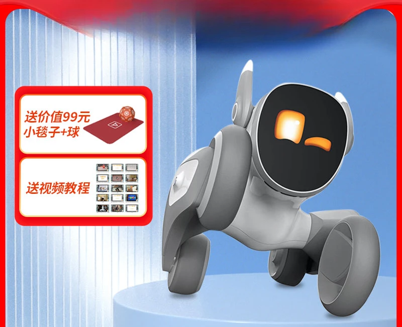 Loona Robot inteligente inteligente soporte entemocional seguimiento automático perro inteligente AI reconocimiento Facial Robot regalos para niños - imagen 4