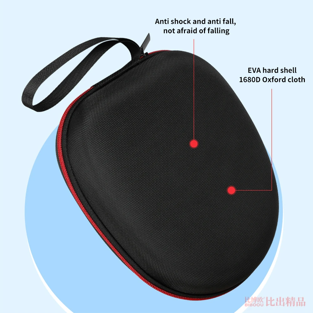 Bolsa de almacenamiento de EVA dura portátil para Edifier W820NB Free Pro, caja de protección de auriculares para JBL 760NC, estuche de transporte de viaje - imagen 5