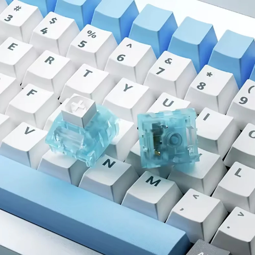 Kailh & Chosfox Arctic Fox Box-interruptor para ordenador de juegos, Teclado mecánico, HMX, 5 pines, intercambio en caliente, RGB, táctiles, Clicky - imagen 3