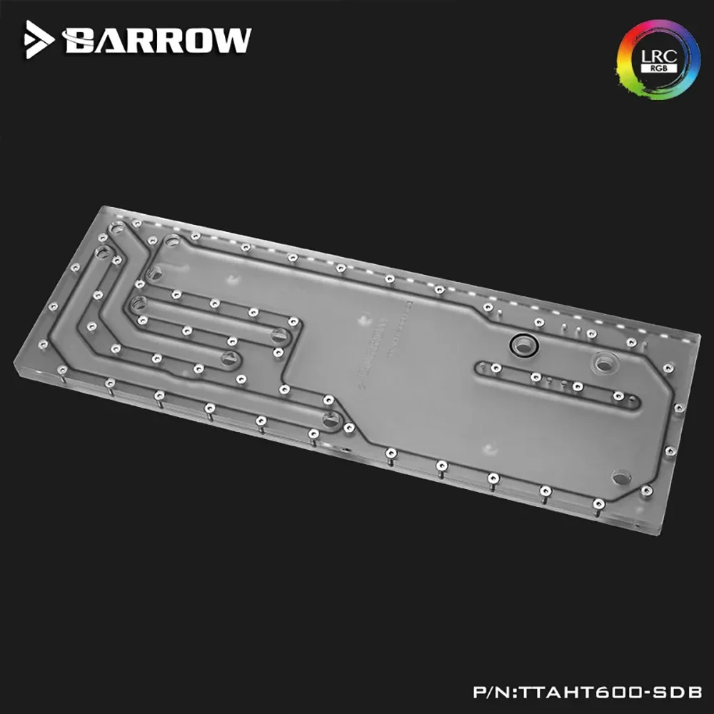 Barrow PC depósito de placa de vía fluvial para carcasa TT AHT600, placa base 5V ARGB 3PIN AURA SYNC - imagen 5