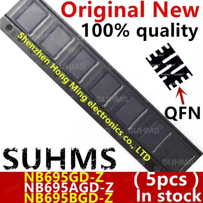 (5 piezas) 100% nuevo NB695GD-Z NB695GD NB695 AWU NB695AGD-Z NB695AGD NB695A BND NB695BGD-Z NB695BGD NB695B QFN-13