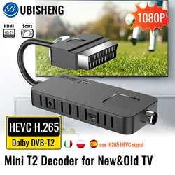 Receptor TDT DVB-T2 HEVC – USB PVR y Mando a Distancia