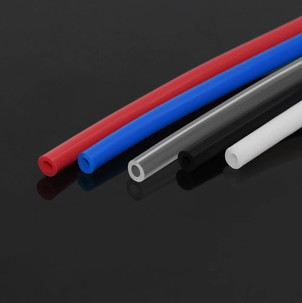 Tubo de PTFE Teflonto de 1M, extrusora Bowden de extremo caliente MK8 de 2x4mm, tubo de alimentación de filamento PLA ABS TPU PETG de 1,75mm para impresora 3D Ender 3 V2 - imagen 4