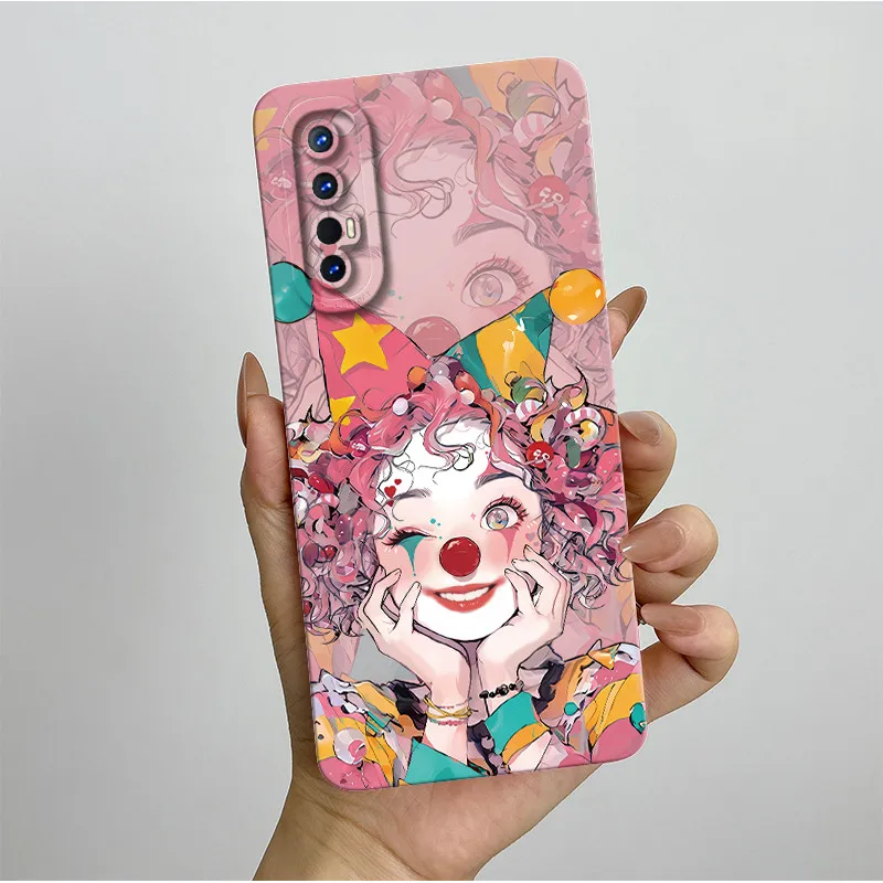 Para Oppo Find X2 Neo Find X2 Lite funda de teléfono estilo de moda silicona líquida suave a prueba de golpes funda protectora trasera antideslizante Fundas - imagen 5