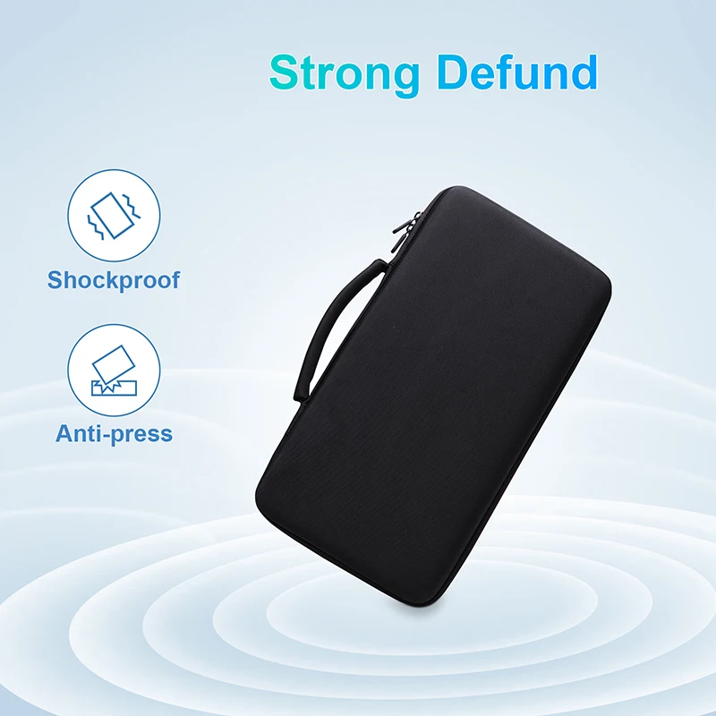 XANAD-estuche rígido EVA para M Audio Oxygen Pro Mini, controlador de teclado MIDI USB de 32 teclas, bolsa de almacenamiento de transporte de viaje - imagen 2