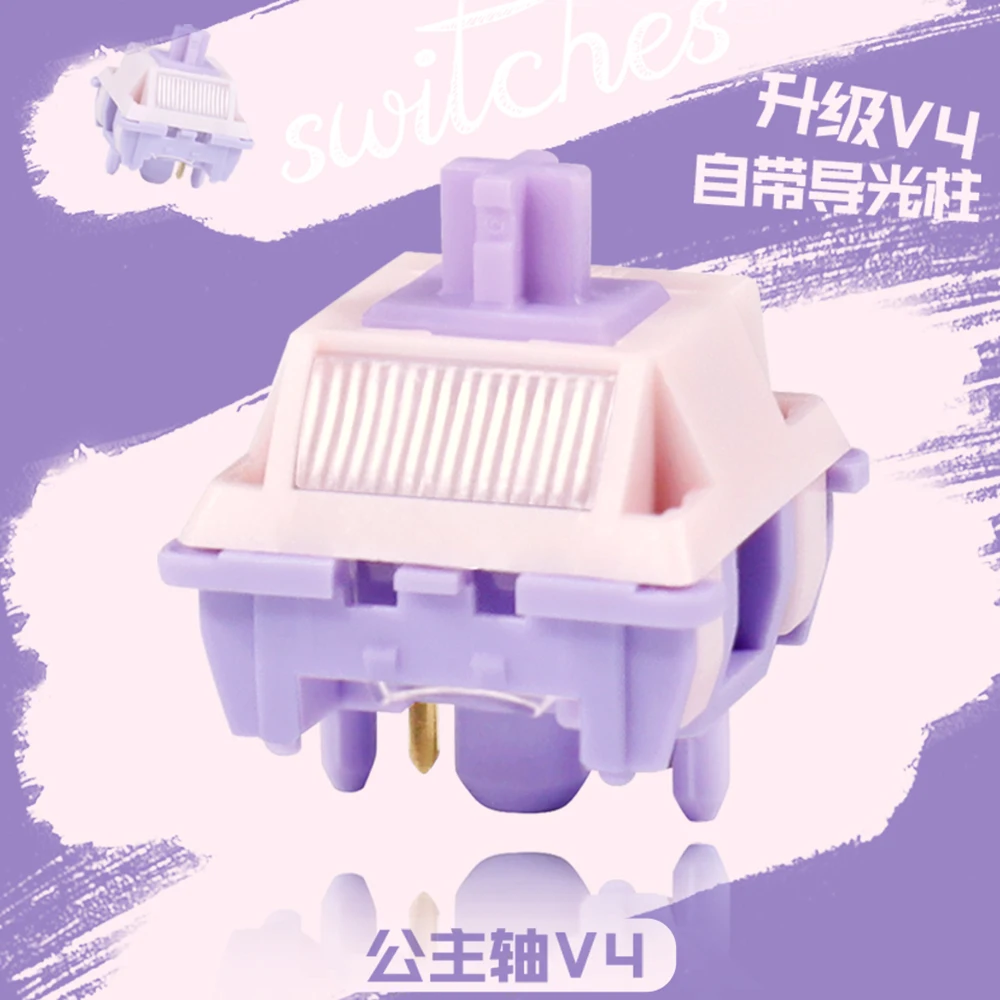 MMD Princess Switch V4 Lineal RGB SMD para teclado mecanico pro - imagen 4