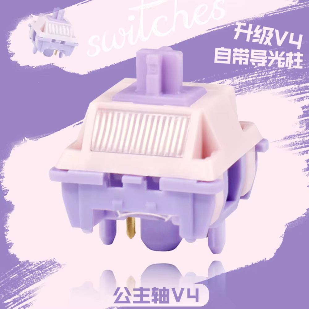 MMD Princess Switch V4 Lineal RGB SMD para teclado mecanico pro - imagen 4