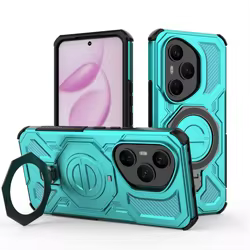 Funda con soporte para Magsafe, carga inalámbrica magnética, armadura de plástico duro, cubierta a prueba de golpes para Honor 400 Pro 400Pro Global