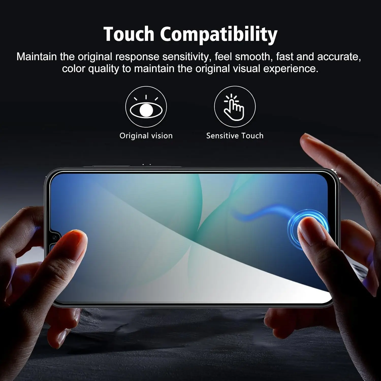 2 piezas 9H vidrio templado de privacidad para Samsung Galaxy A17 5G película protectora de pantalla antiespía - imagen 4