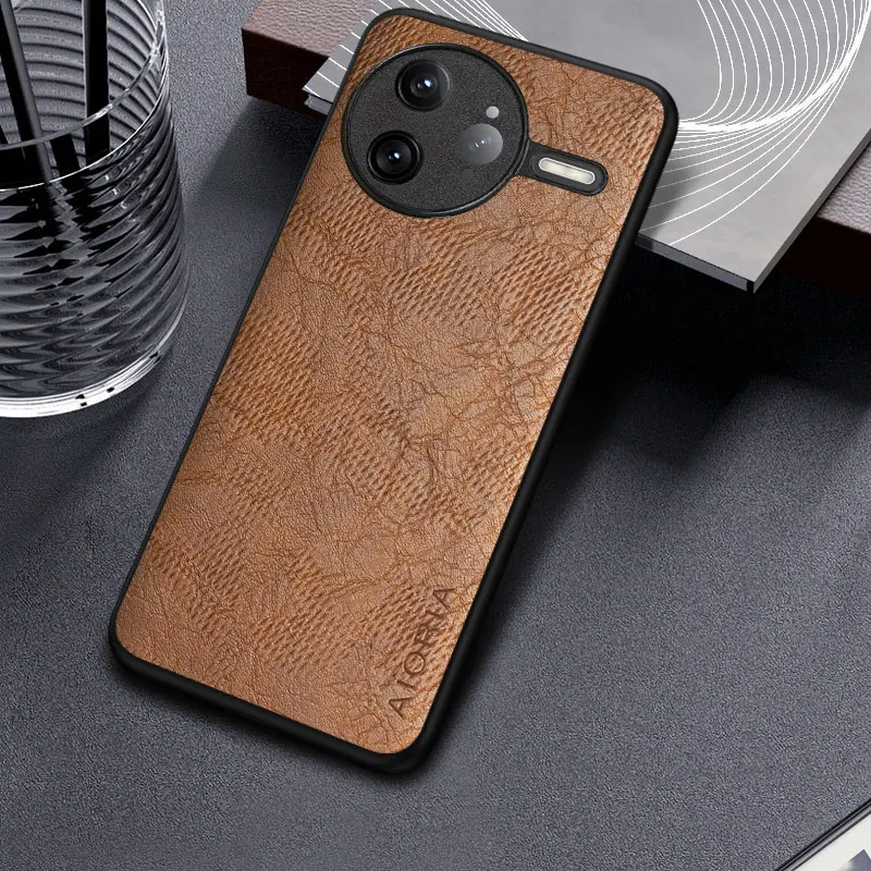 Funda de cuero para teléfono móvil Poco F7 Pro Ultra Wind Cortex Pattern - imagen 4