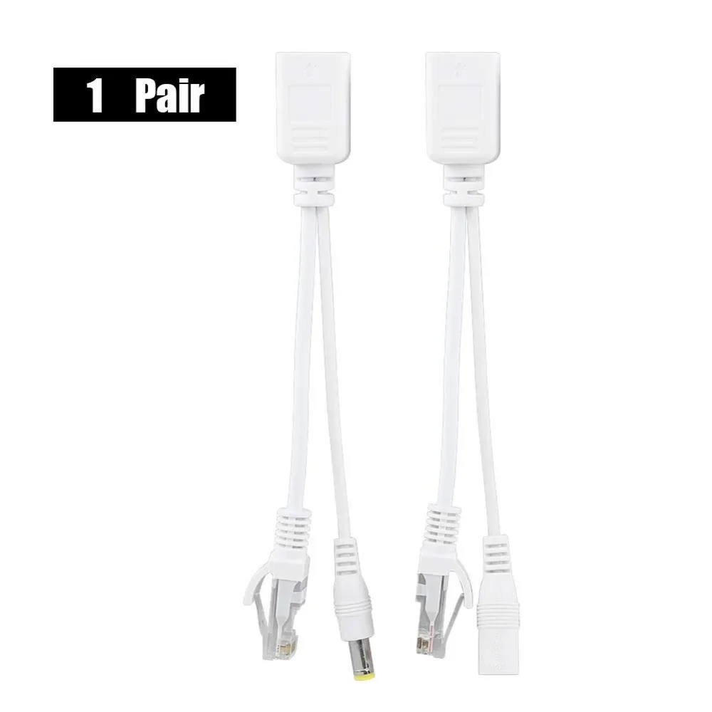 Cable POE, adaptador de alimentación pasiva a través de Ethernet, divisor, módulo de suministro de inyector RJ45, 12-48v para IP Camea - imagen 3
