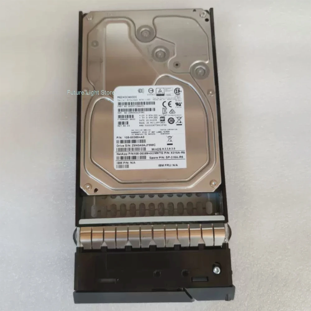 6TB 3,5''SAS DS224C DS212C servidor HDD para disco duro NetApp X316A-R6 108-00389+A0 - imagen 3