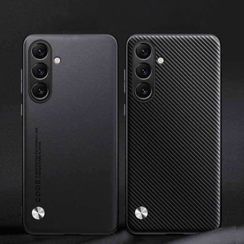 Funda de cuero para Samsung Galaxy A36 5G A 36 36A, protección de silicona de fibra de carbono, funda dura a prueba de golpes para teléfono SamsungGalaxyA36 - imagen 5