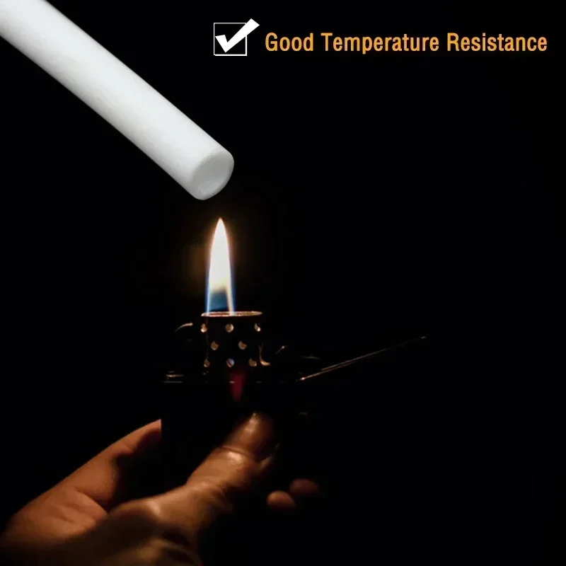 Tubo de silicona de 1/3/5/10M, manguera de goma de calidad alimentaria, tubos de riego de aire flexibles blancos para acuario, conector de agua, mangueras de jardín - imagen 4