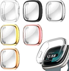 Funda Fitbit Versa 4 / Sense 2 / Versa 3 – TPU Pantalla Completa