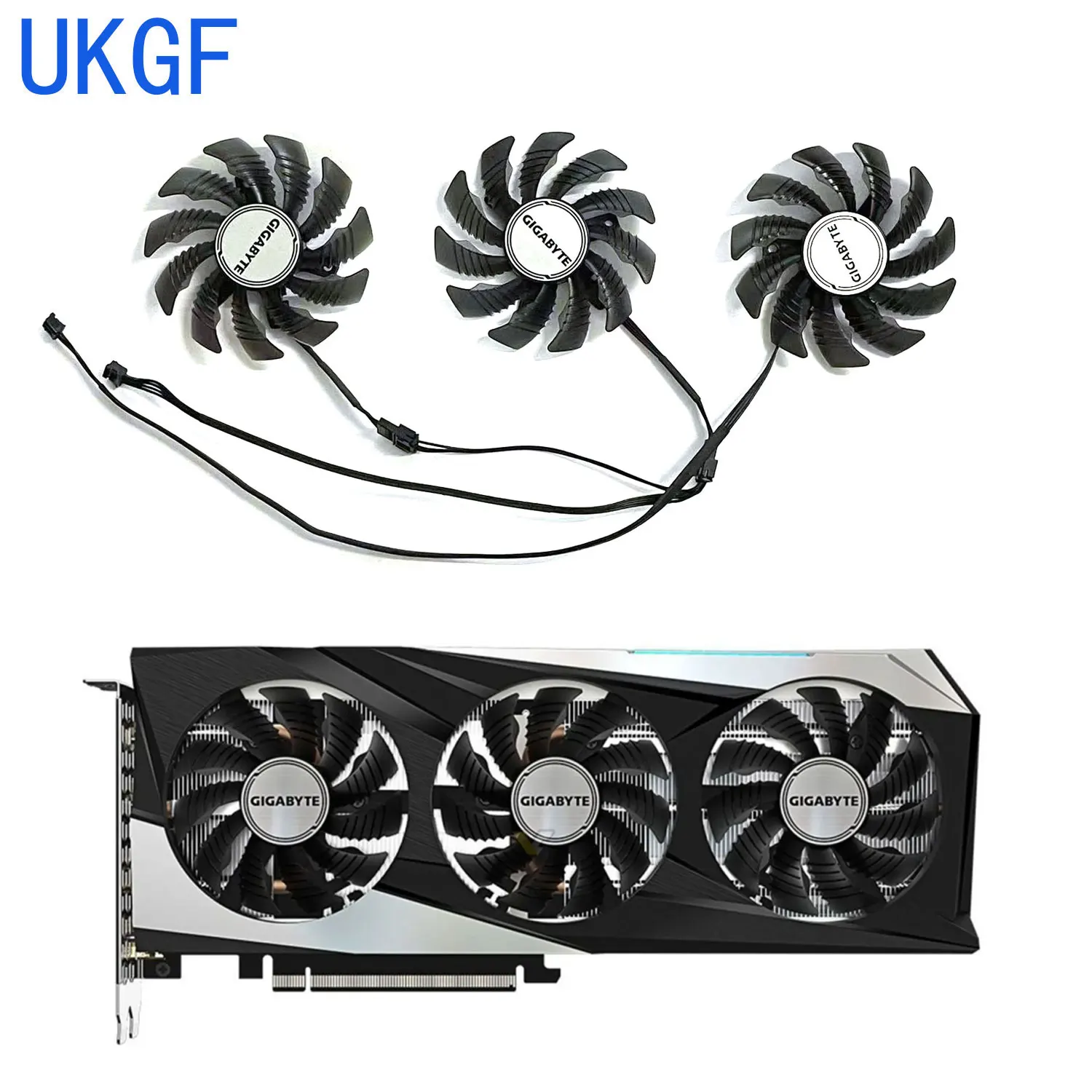 New 75MM 4PIN PLD08010S12HH RTX3060 3060TI GPU Fan for Gigabyte Geforce Rtx3050 3060 3060ti Gaming OC Graphics Card Fan