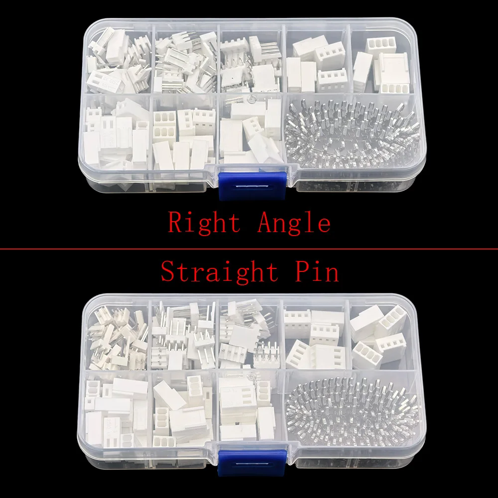 50 Juegos/caja KF2510 Conector de 2.54mm de Paso, 2p 3p 4 Pines, Recto / Ángulo Recto, Macho y Hembra, Carcasa de Plástico y Terminales de Crimpado - imagen 2