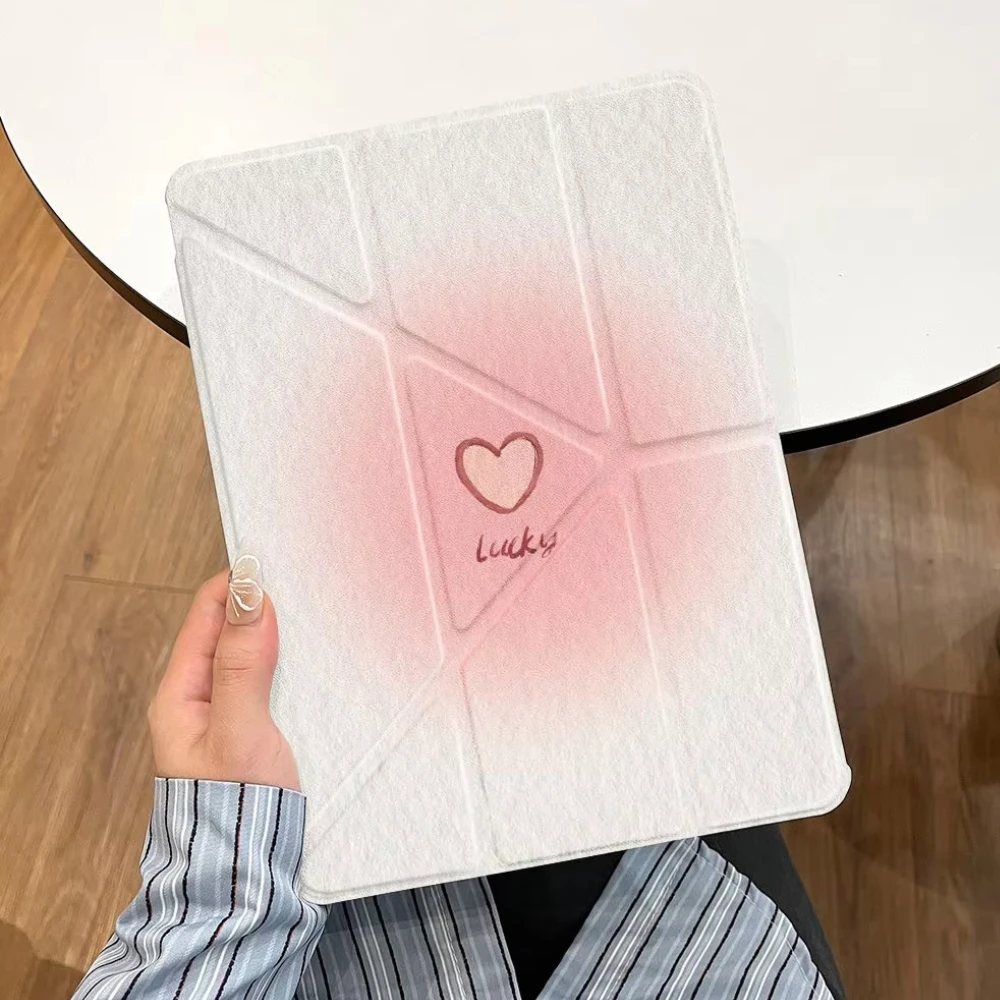 Funda tipo 3 + Y con portalápices para ipad Air 7a generación para IPad A16 11a 10a 10,2 "Mini6 /7 Air5/4 Pro 12,9 11 13 M3 M4 M2 - imagen 2