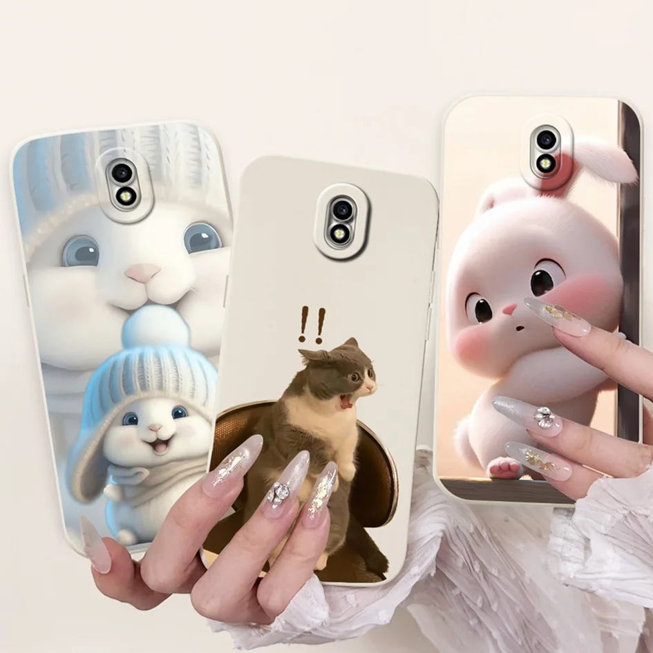 Para Samsung Galaxy J7 2017 funda SM-J730F cubierta de protección completa Fundas de teléfono de silicona suave para Samsung J3 J5 Pro 2017 J7Pro Fundas - imagen 3