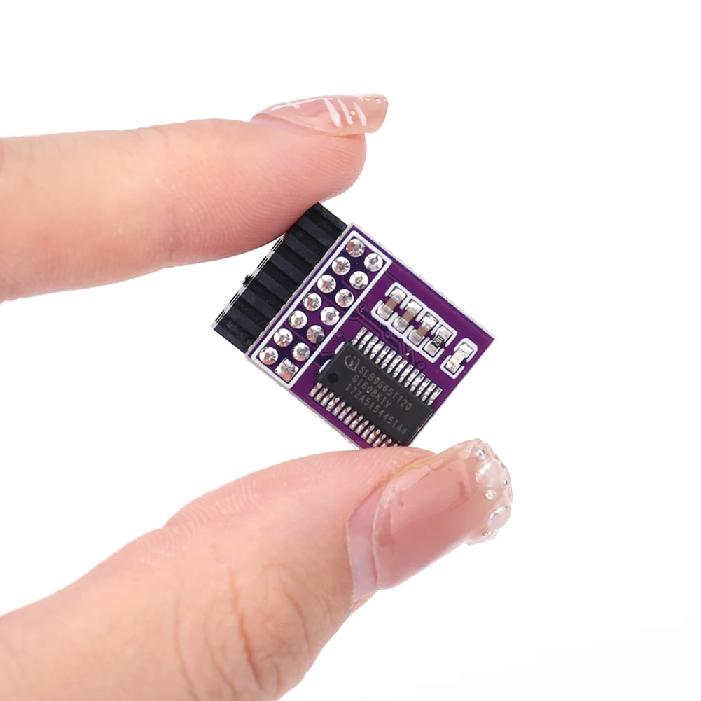 Tarjeta remota de 14 pines, interfaz LPC, placa de GC-TPM2.0, módulo remoto, compatible con placa base multimarca Mini para prueba de actualización WIN11 - imagen 5