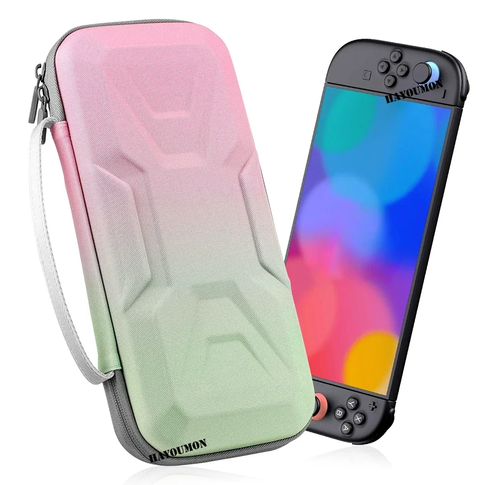 Bolsa de almacenamiento dura, carcasa protectora, Estuche de transporte portátil para Switch 2(2025), consola de juegos, bolso anticaída de viaje con 10 ranuras para tarjetas - imagen 5