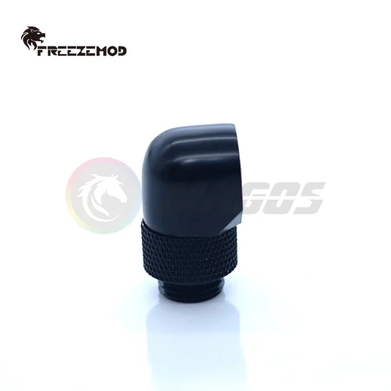 FREEZEMOD 360 ° Junta de inversión con conector de codo giratorio 90 ° Conexión en ángulo recto, para construcción de tuberías duras de refrigeración por agua, HXZWT-B90 - imagen 3