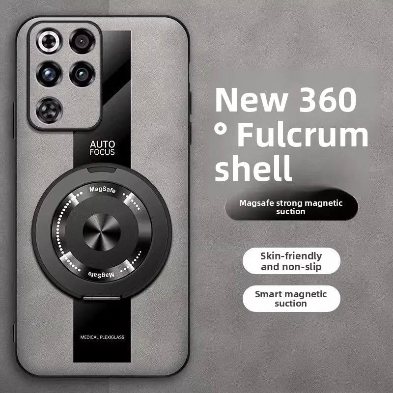 Para Nubia Red Magic 11Pro Plus Funda elegante y sencilla de cuero mate para Red Magic 11 Pro + Funda de parachoques a prueba de golpes