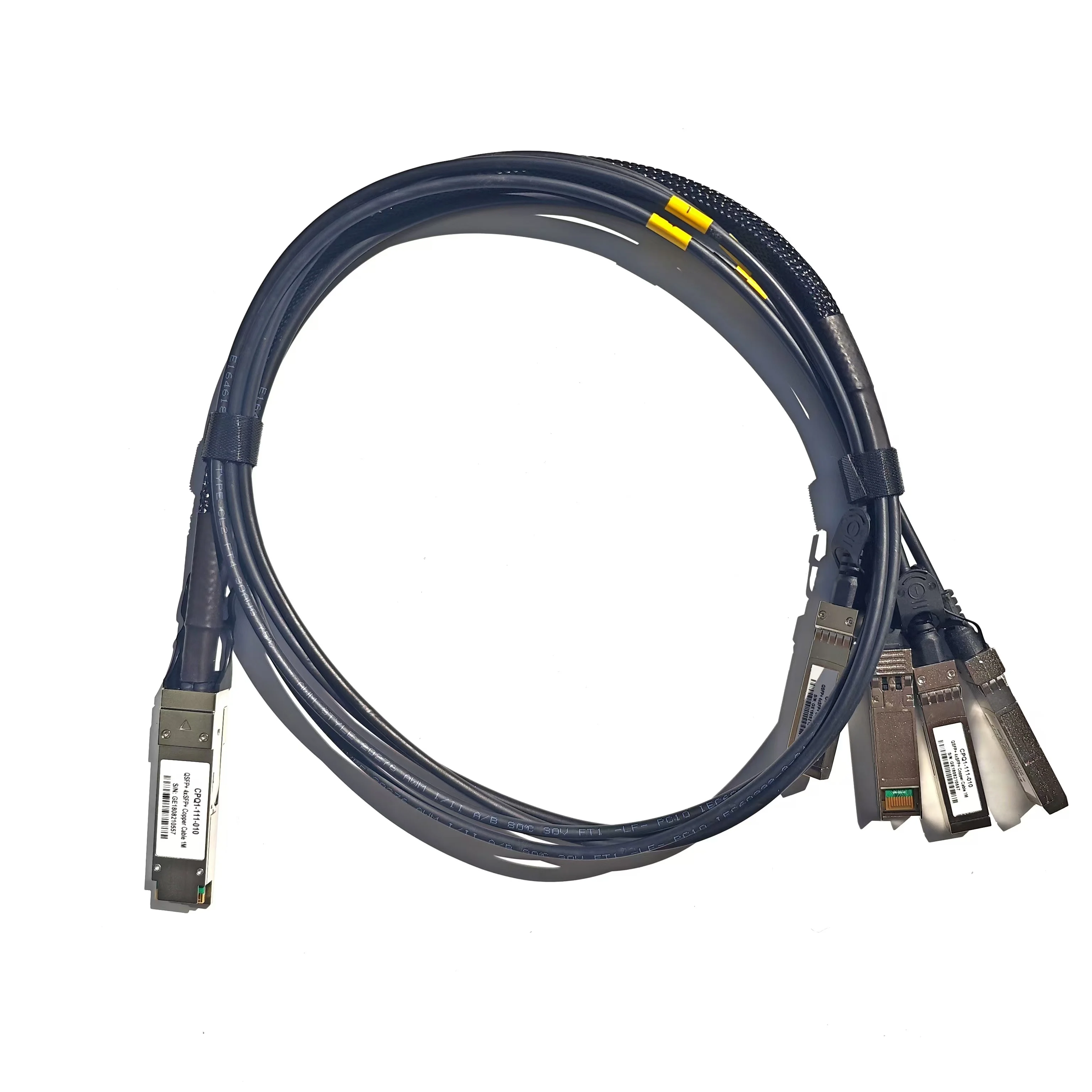 DAC 40G QSFP a 4*10G SFP+ Cable 0,5 M SFP de cobre + Cable pasivo de conexión directa DAC 1M Compatible con Cisco - imagen 4