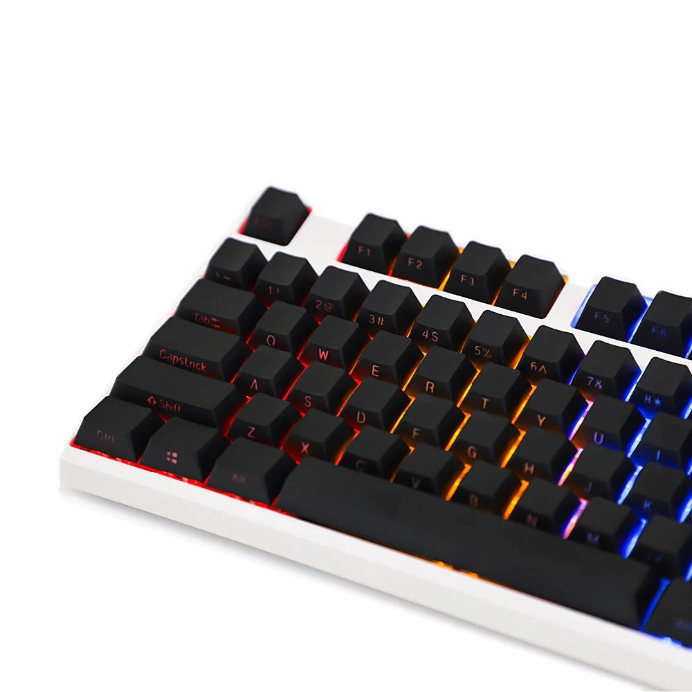 Teclas traslúcidas retroiluminadas para teclado mecánico MX Filco, negro, 108 teclas, perfil Cherry, PBT, doble disparo, brillo lateral - imagen 2