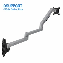 Soporte Pared Monitor Brazo Mecánico - Altura Ajustable 360 Grados