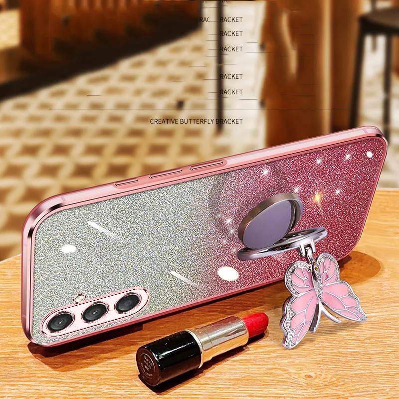 Funda de teléfono con soporte de mariposa para Infinix Note 50 Hot 50 Pro Plus + 50i Hot50 Pro 40 Pro 40i - imagen 2