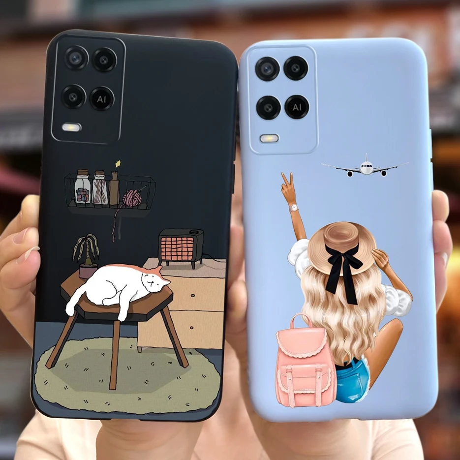 Funda trasera de dibujos animados para Oppo A54 4G, carcasa de TPU suave para Oppo A94 A 54 74 OppoA54 OppoA74 - imagen 2