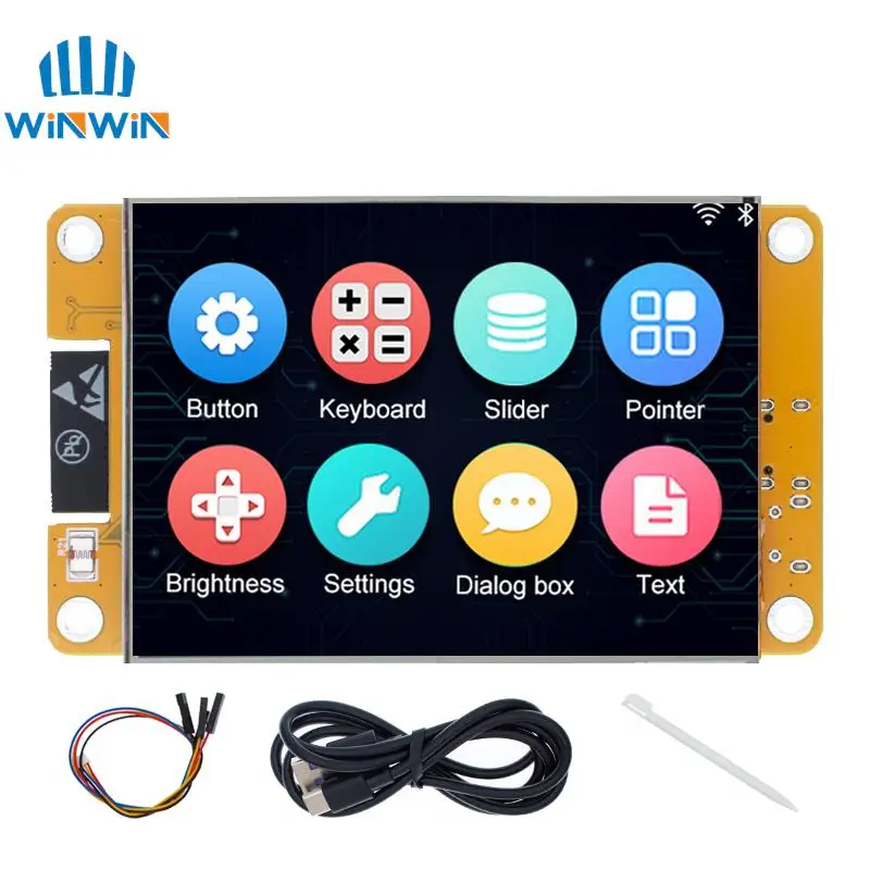 Placa de desarrollo ESP32 Arduino LVGL WIFI y Bluetooth 2,8 "240*320 pantalla inteligente módulo TFT LCD de 2,8 pulgadas con WROOM táctil
