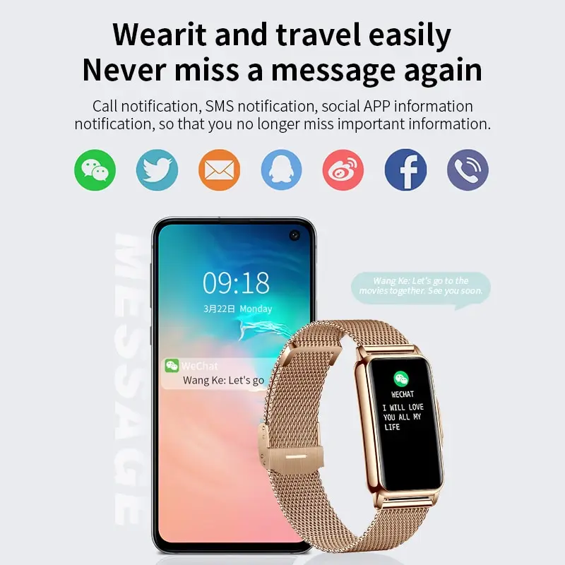 LIGE-reloj inteligente para mujer, accesorio de pulsera resistente al agua IP67 con pantalla táctil, Bluetooth, llamadas, seguimiento de actividad deportiva - imagen 3