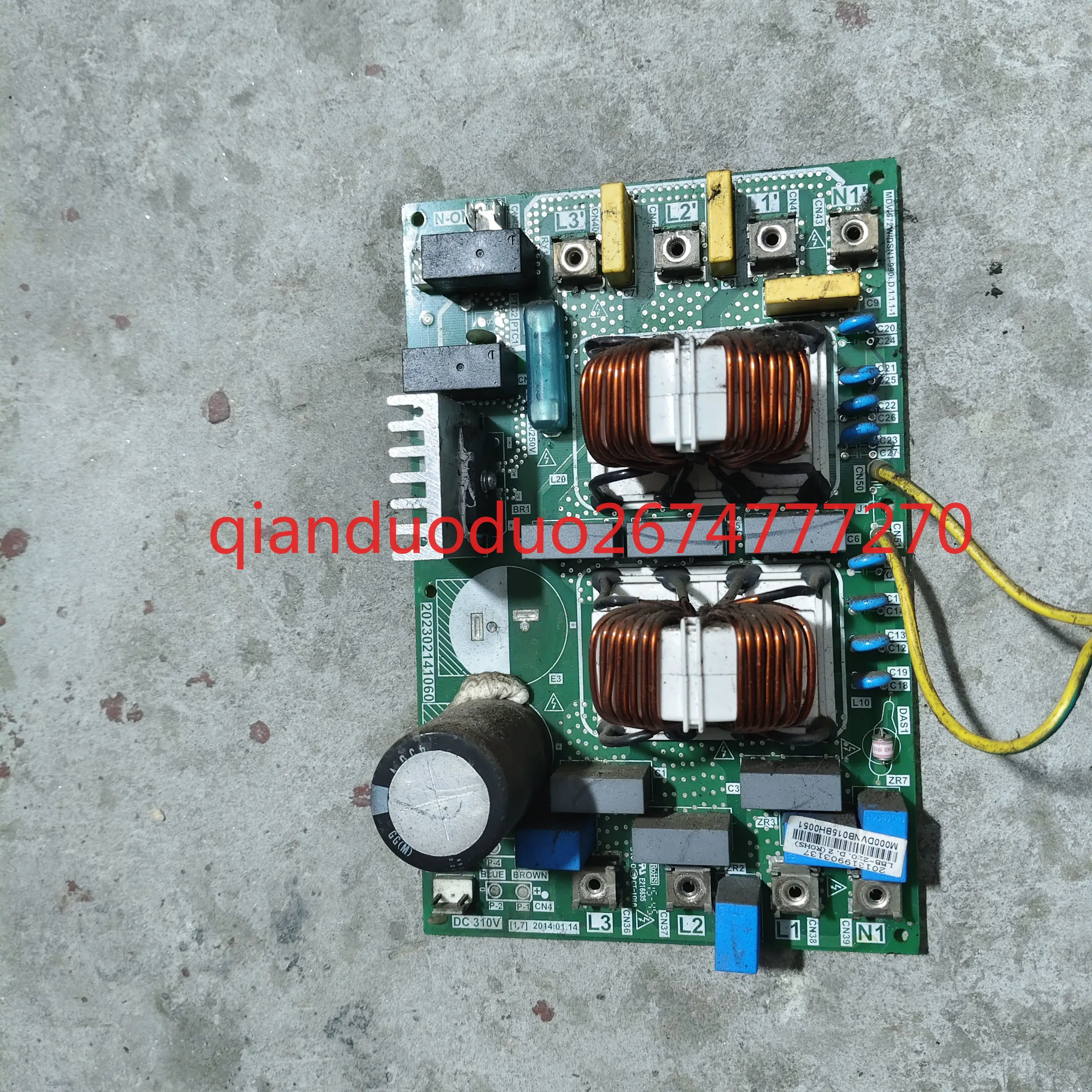 Adecuado para accesorios de aire acondicionado central Midea MDV-672W/DSN1-990i.D.1 placa de filtro de potencia 202302141060