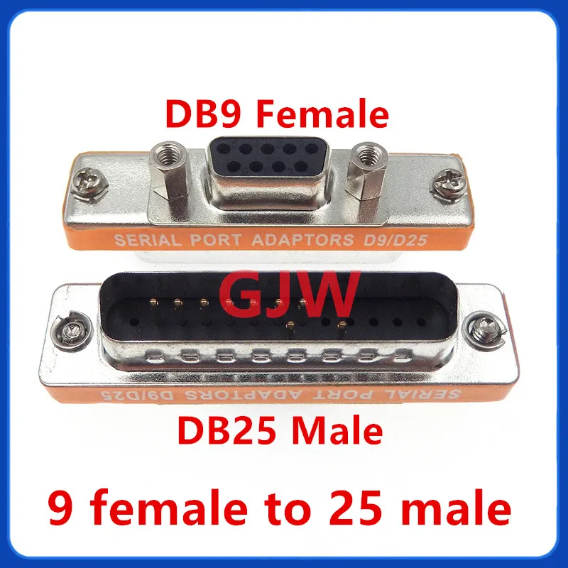 1 Uds DB25Male hembra conector adaptador D25 DB9 adaptador de puerto serie DB9 macho DB25 hembra DB25 macho DB9 hembra 9/25P RS232 convertir - imagen 5