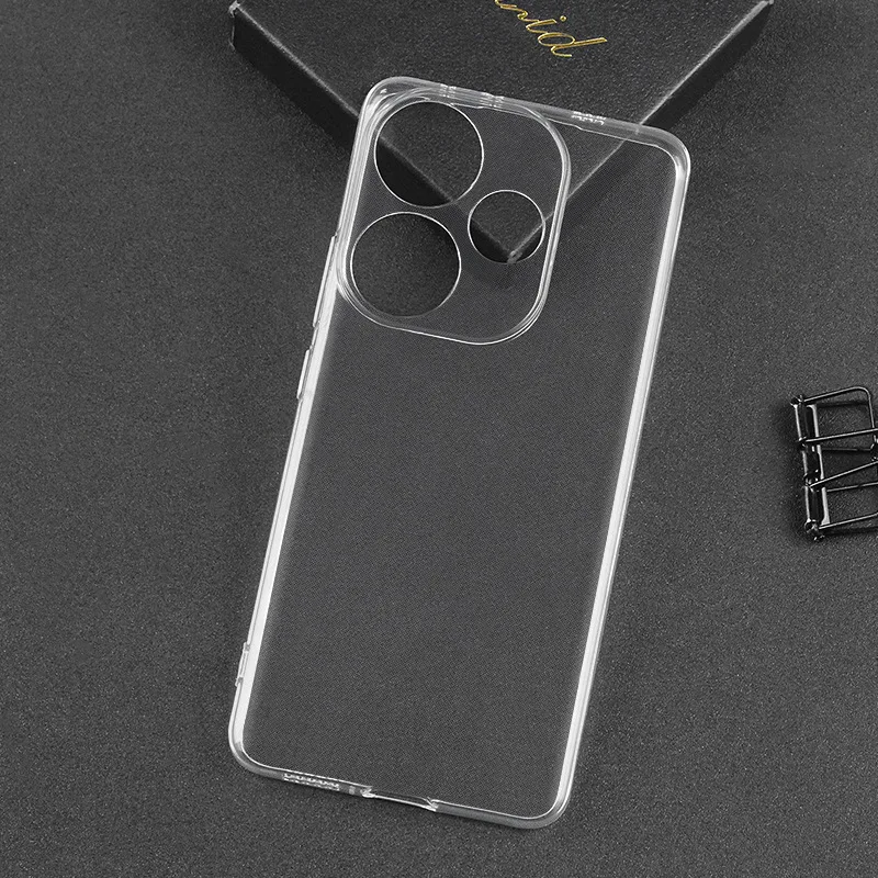 Funda trasera para teléfono Xiaomi POCO F6 F6Pro Pro, ultrafina, transparente, suave, TPU, protección de cámara - imagen 2