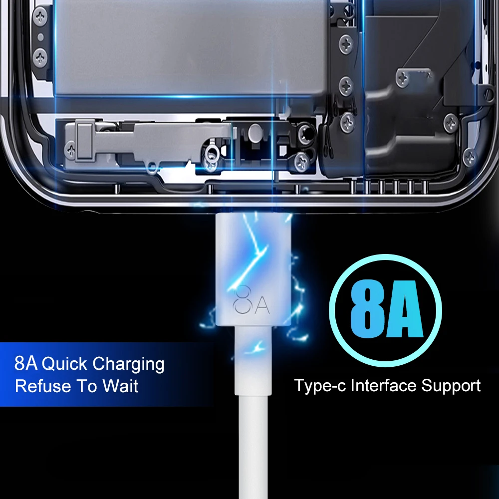 Cable de carga rápida de USB-A a tipo C, Cable de datos para iPhone, Samsung, Xiaomi, OPPO, Universal, USB C - imagen 4