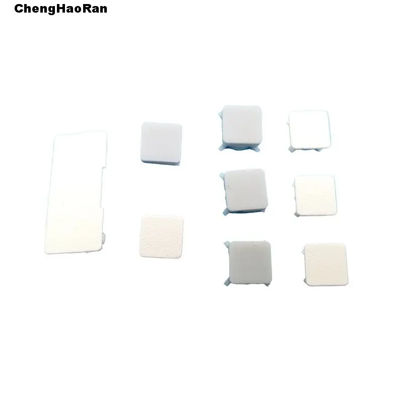 Juego de almohadillas de goma para PS3 Slim 2000 3000, cubierta inferior de silicona, color blanco/Negro, 1 Juego - imagen 4