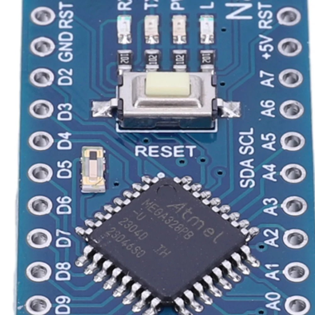 Controlador Compatible con placa Arduino Nano 3,0 Atmega328, módulo WAVGAT, placa de desarrollo PCB, placa de Expansión Simple CH340 - imagen 5