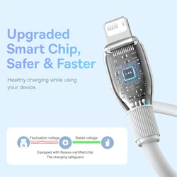 Cable USB Baseus Carga Rápida iPhone 14 13 12 11 Pro Max
