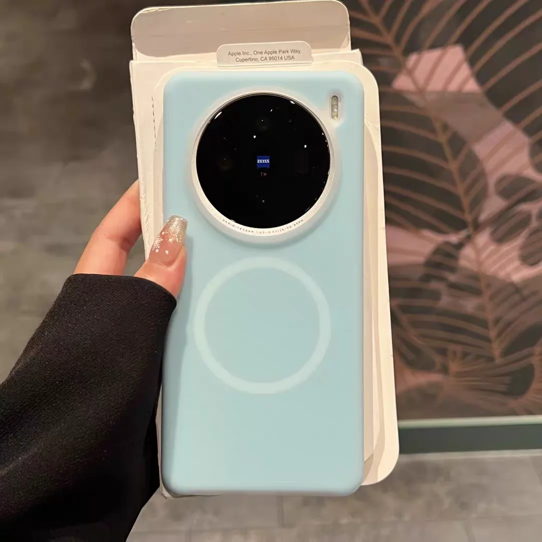 Para Huawei Honor Magic 7 Pro funda de silicona líquida suave MagSafe carga inalámbrica funda protectora trasera para Magic 7 6 5 Pro 6lite - imagen 5