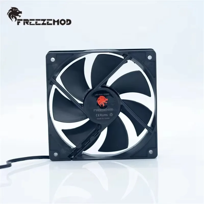 FREEZEMOD FAN-WD12 Ventilador de radiador Computadora Refrigeración por agua Ventilador de instrumentos industriales Marco negro Incoloreo 12 CM. VENTILADOR-WD12 - imagen 3