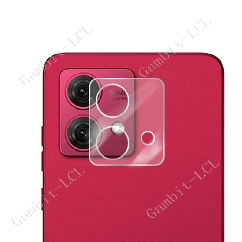 2 uds lente de cámara 3D vidrio templado para Motorola Moto E13 G24 G53 G54 5G Power G23 G13 G14 G84 G73 película protectora trasera - imagen 5