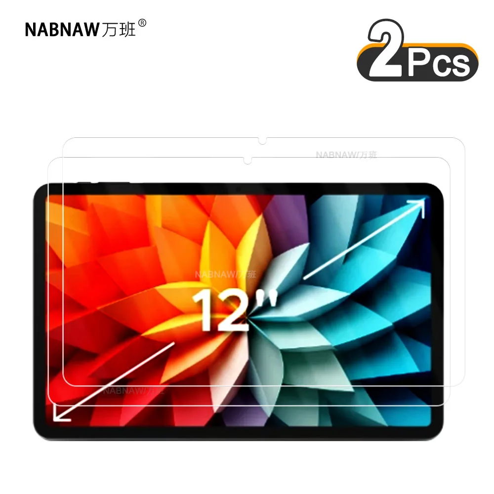 Protector de pantalla HD a prueba de arañazos, vidrio templado para tableta DOOGEE T40 Pro, película protectora dura de 12 pulgadas, burbuja libre, 2 piezas - imagen 2